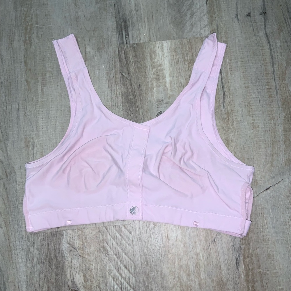 (Bin 28)  Masthead, surgical bra in pink w/ Velcro, Size L